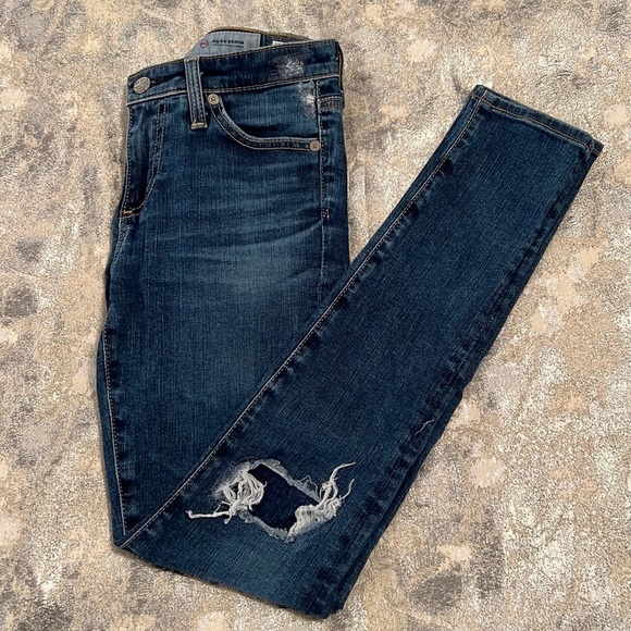 AG The Legging Ankle Patchwork Jeans - Picture 4 of 14